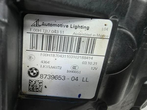 s-l960 (12) BMW iX3 G08, G01, F97, G02, F98 ICON Adaptive LED LEFT Headlight OEM 8739653
