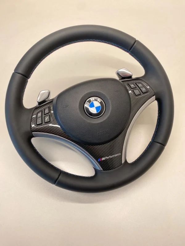 s-l960 BMW M PERFORMANCE STEERING WHEEL SHIFTERS E92 E90 E93 E88 E87 E84 E82