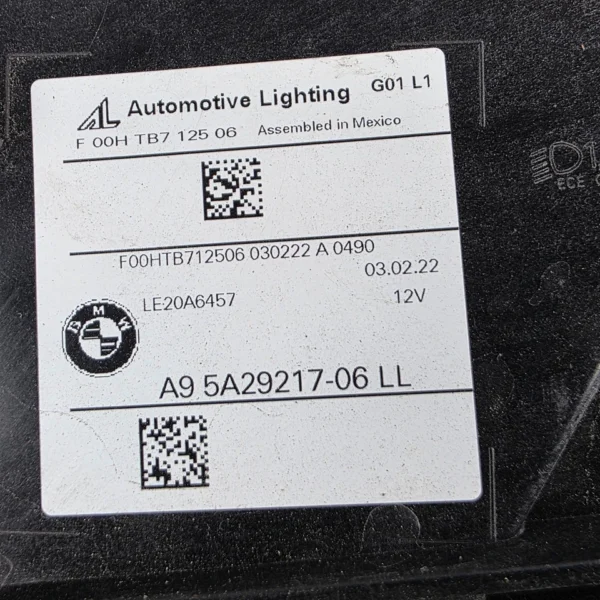 s-l960 (17) BMW iX3 G08, G01, F97, G02, F98 LCI Laser Headlight LEFT Headlight OEM 5A29217
