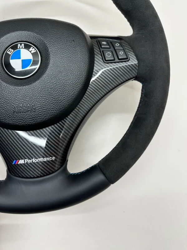 s-l960 (2) BMW E92 E90 PERFORMANCE ALCANTARA STEERING WHEEL FOR 3 SERIES E93 E88 E82