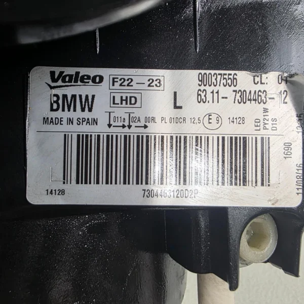 BMW 2 Series F22 F23 BI XENON EU Headlight LEFT GENUINE OEM 7304463