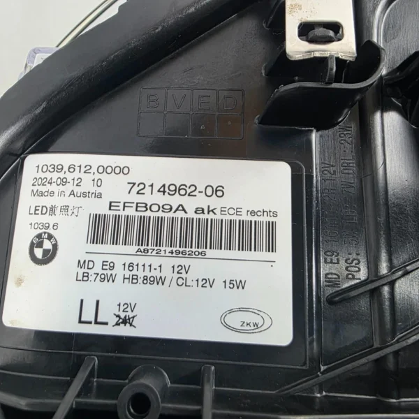 s-l960 (22) BMW 5 Series G30 G31 G38 F90 LCI Adaptive LED ICON Headlight RIGHT OEM 7214962