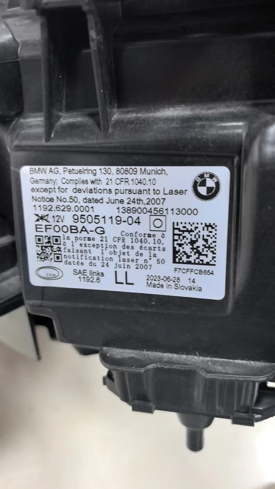 BMW 4 Series M3 M4 Headlight G80 Left Right LED Laser 2021-2023 US SHADOWLIN