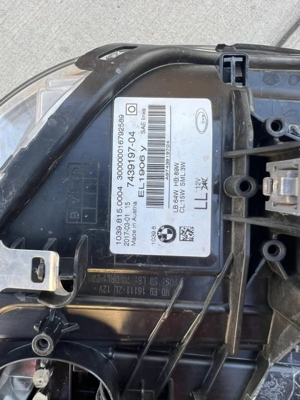 2017 2018 2019 2020 BMW 5-SERIES,M5 FULL LED ADAPTIVE HEADLIGHT LEFT SIDE DRIVER