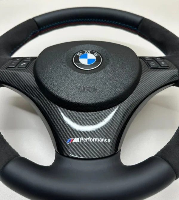 s-l960 (6) BMW E92 E90 PERFORMANCE ALCANTARA STEERING WHEEL FOR 3 SERIES E93 E88 E82