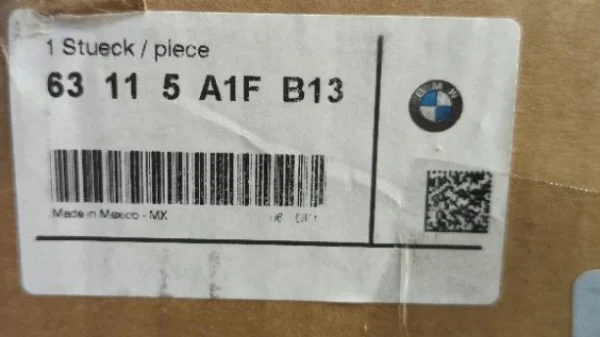New OEM genuine BMW Xenon Headlight 2022-2024 X3 X4 X3M X4M Black 63115A1FB13 LH