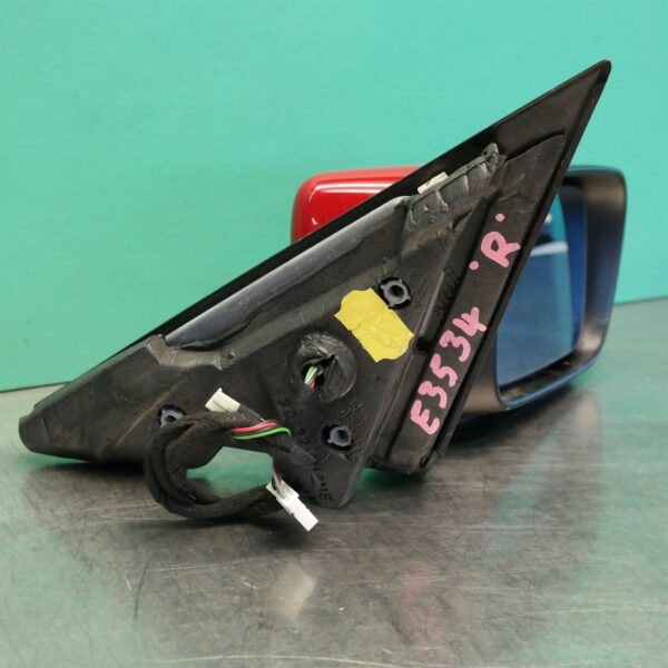 RIGHT DOOR MIRROR E46 SEDAN (STANDARD 5 WIRE) GLOSS BASE