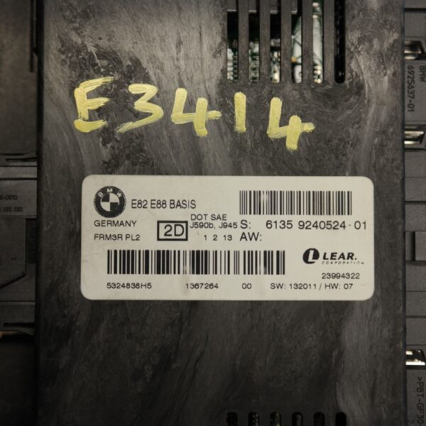 SAMSUNG CSC ECU E87 # Footwell Module # (065) *61-25* 9.240.524