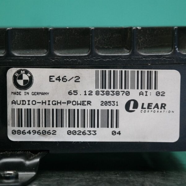 STEREO/HEAD UNIT E46 # Amplifier # P/N 8.383.870