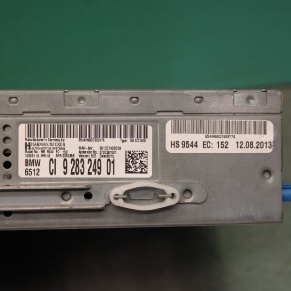 SAMSUNG CSC STEREO/HEAD UNIT E87 # Head Unit # INFOTAINMENT COMPUTER (161) *65-05* 9.283.249