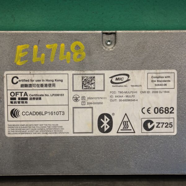 SAMSUNG CSC STEREO/HEAD UNIT E60 # Bluetooth Module # P/N 9.187.625