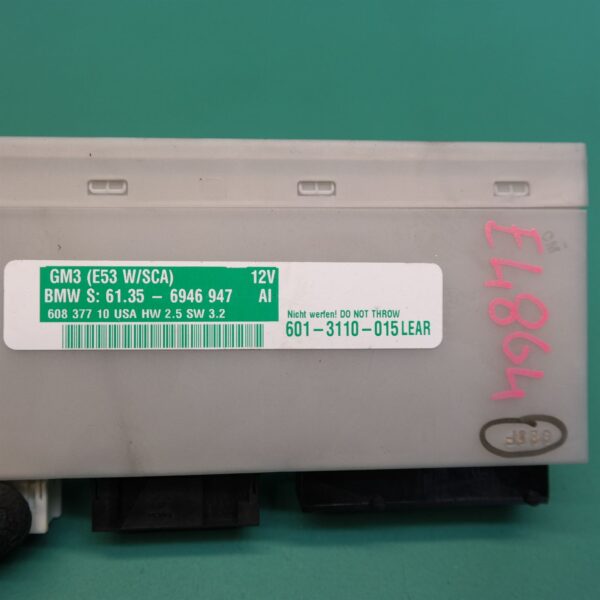 ECU E53 # GM Module # UNRESOLVED *61-25*