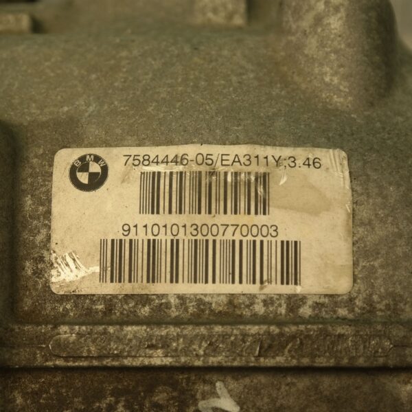 DIFFERENTIAL CENTRE F01 3.46 RATIO u/r 2008-2016