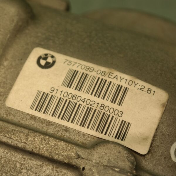 DIFFERENTIAL CENTRE F01 2.81 RATIO u/r 2008-2016