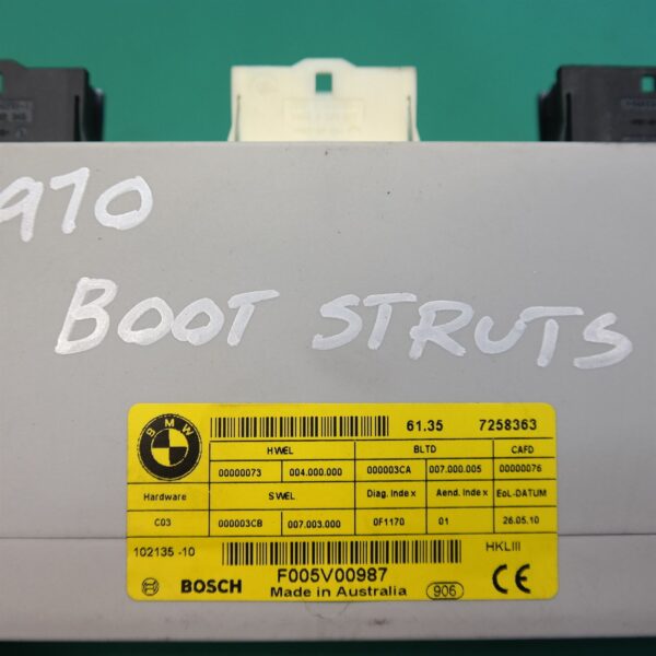 ECU F01 # Tailgate Lift Module # (649) *61-25* 7.258.363