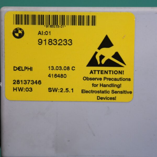 SAMSUNG CSC ECU E60 # Centre Console Module # P/N 9.183.233