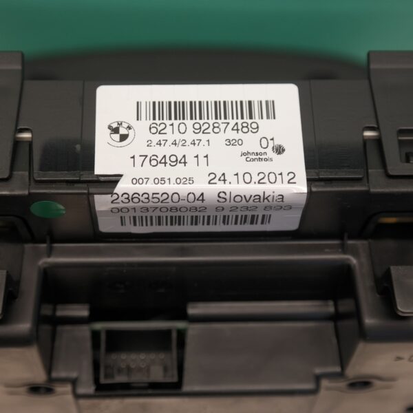 INSTRUMENT CLUSTER INSTRUMENT CLUSTER, F30/F31/F34, SEDAN/WAGON/HATCH, PETROL, M SPORT/LINE TYPE, 11/11