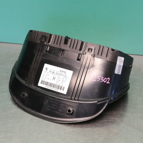 INSTRUMENT CLUSTER DIESEL, AUTO T/M, E84, 04/10-07/15