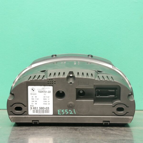 INSTRUMENT CLUSTER PETROL, AUTO T/M, E83, 06/04-11/10