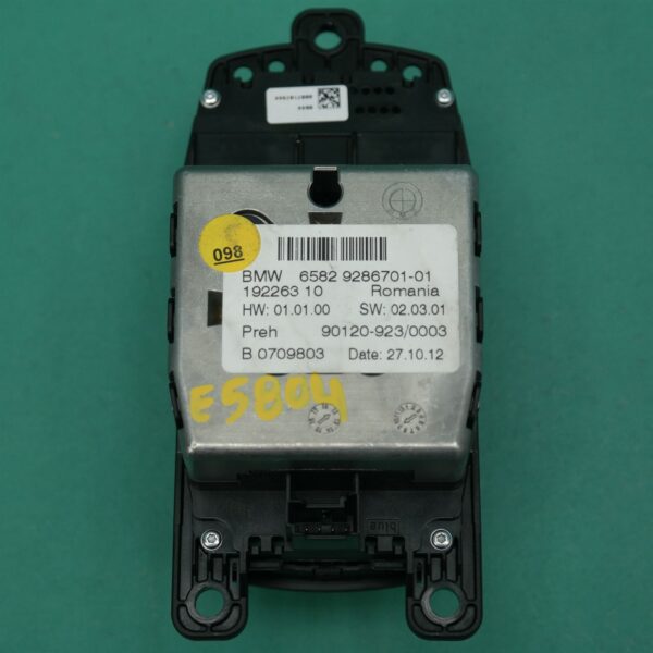 STEREO/HEAD UNIT F01 # I-Drive Controller # (701) *65-50* Front