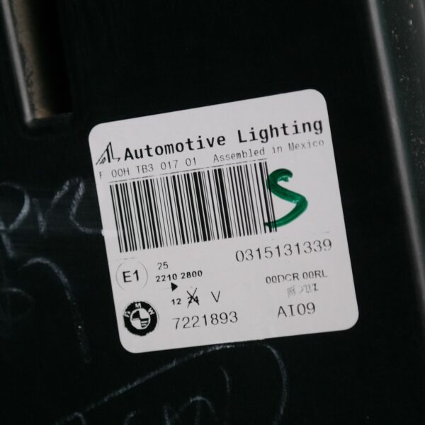 LEFT HEADLAMP E70, XENON, NON ADAPTIVE TYPE, 04/10-06/13