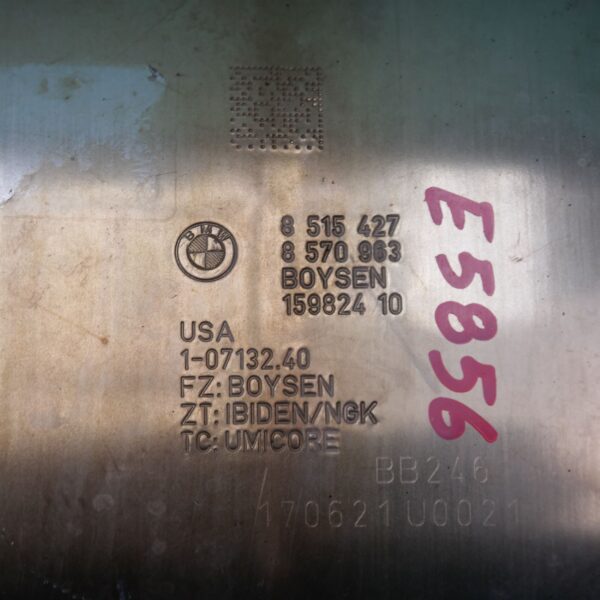 PARTICULATE FILTER/DPF F15 (808) *18-10* N57