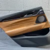 2018-2019 BMW 640i GT Rear Left Door Card Panel Cover Leather Trim OEM