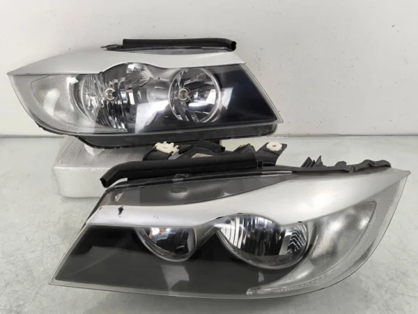 s-l1600 (1) BMW 325i 330i 328i 335i E90 E91 HALOGEN Sedan Front Headlights Lamp With Eyelid
