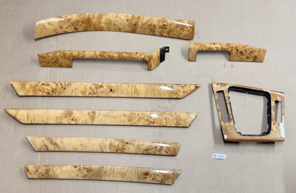 BMW 3 SERIES E46 RARE LIGHT PAPPEL WOOD INTERIOR TRIM SET SEDAN TOURING