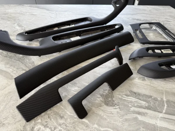 BMW E46 M3 COUPE Interior trim Set CARBON LEATHER LHD