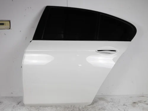 11-16 BMW F10 528i 535i 550i REAR LEFT DRIVER DOOR COMPLETE ALPINE WHITE 300