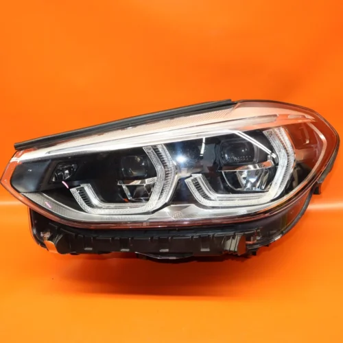 BMW X3 HEADLIGHT LEFT DRIVER 2018 2019 2020 2021 ADAPTIVE LED X4 8496827-01 OEM