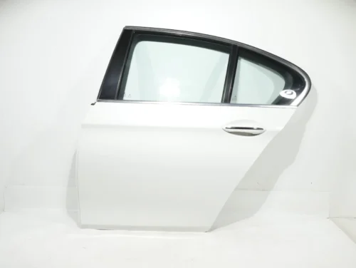 11-16 BMW F10 5 Series COMPLETE Door Rear Left Driver Side Alpine White 300 OEM