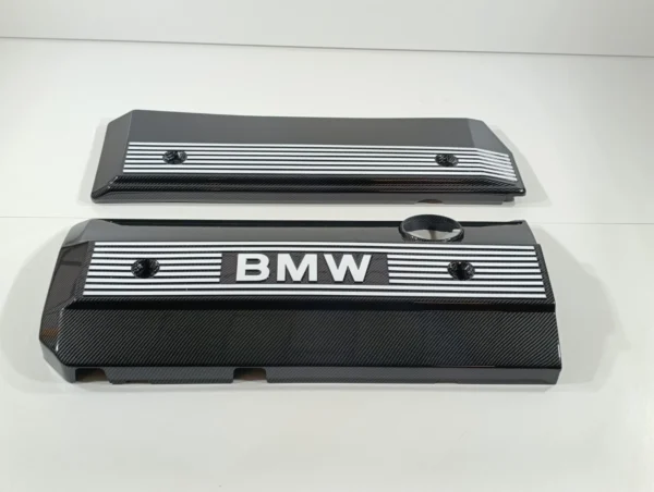 s-l1600 BMW Engine Cover Carbon Fiber Dipped E36 E38 E39 E46 M52 M54 1740160 1748633