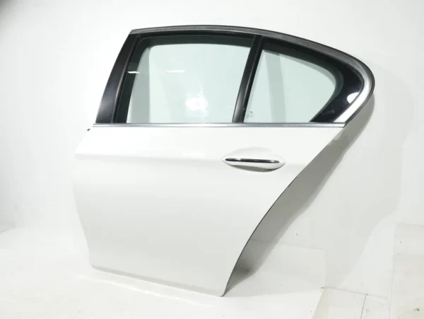 11-16 BMW F10 5 Series COMPLETE Door Rear Left Driver Side Alpine White 300 OEM