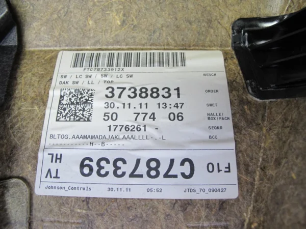 11-16 BMW F10 5-SERIES 550i REAR LEFT & RIGHT DOOR INTERIOR TRIM COVER PANEL OEM