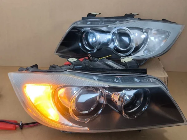2006-08 JDM BMW 325i 330i 328i 335i Sedan Headlights XENON HID E90 E91 Lamp OEM