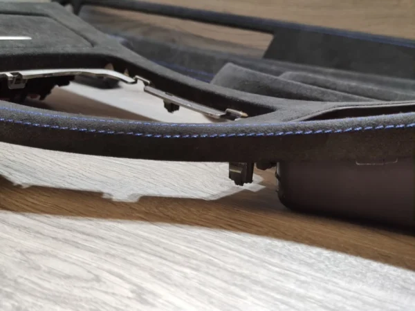 BMW E90 E91 Alcantara Blue Stitched Interior Trim Set Kit NO NAV LHD 325 328 335