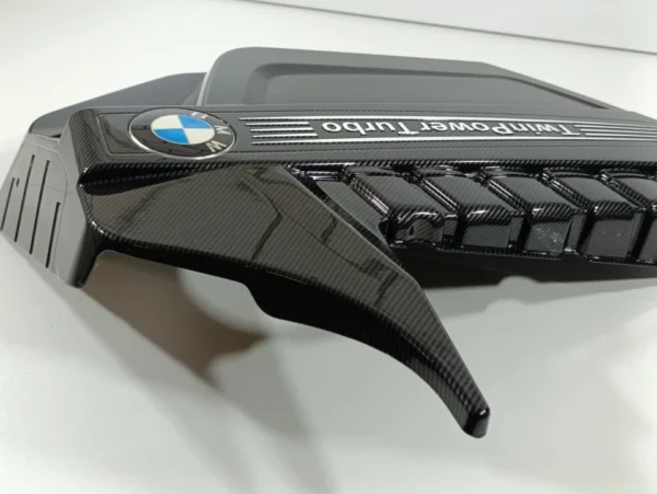 09-17 BMW F07 F10 F13 F01 F06 535I 640I 740I 750I N55 Carbon Engine Cover DIPPED
