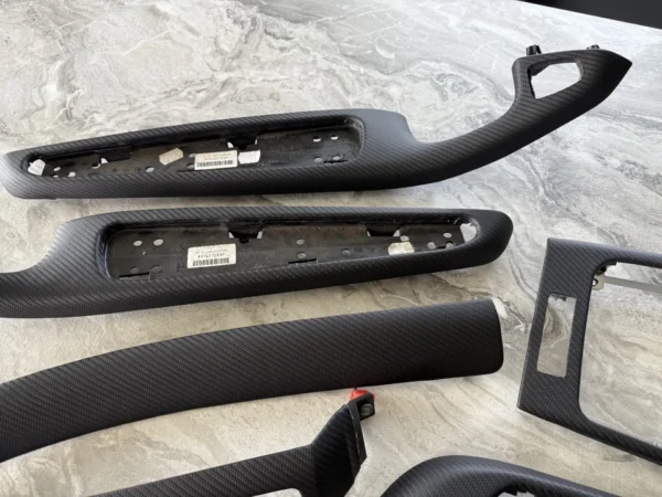 BMW E46 M3 COUPE Interior trim Set CARBON LEATHER LHD
