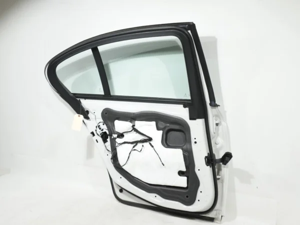 11-16 BMW F10 5 Series COMPLETE Door Rear Left Driver Side Alpine White 300 OEM