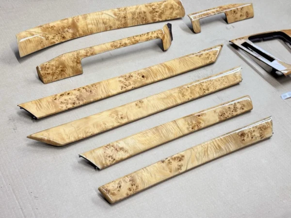 BMW 3 SERIES E46 RARE LIGHT PAPPEL WOOD INTERIOR TRIM SET SEDAN TOURING