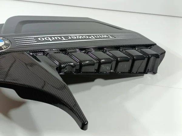 09-17 BMW F07 F10 F13 F01 F06 535I 640I 740I 750I N55 Carbon Engine Cover DIPPED