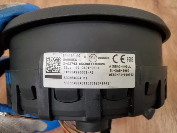 06-13 OEM BMW E82 E90 E92 E93 Front Driver SPORT Steering Wheel Airbag Air Bag