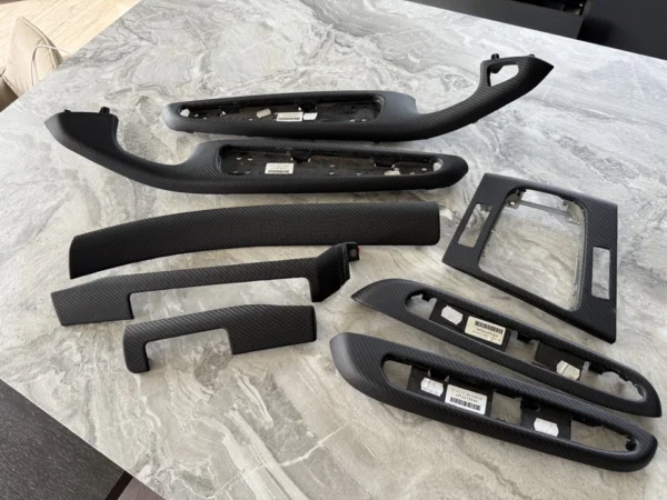 BMW E46 M3 COUPE Interior trim Set CARBON LEATHER LHD