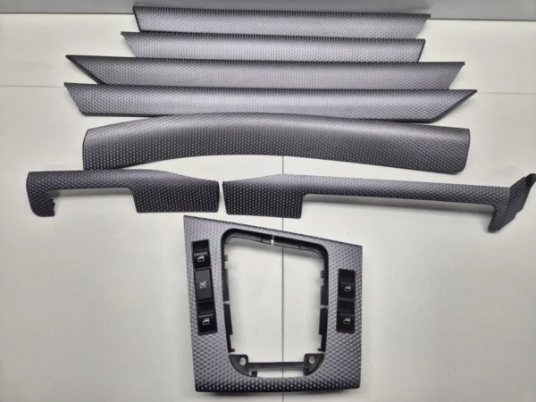 s-l960 BMW 3 Series E46 Sedan Touring ZHP Silver Cube Aluminium Interior Trim LHD