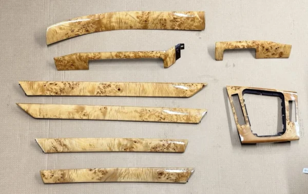 BMW 3 SERIES E46 RARE LIGHT PAPPEL WOOD INTERIOR TRIM SET SEDAN TOURING