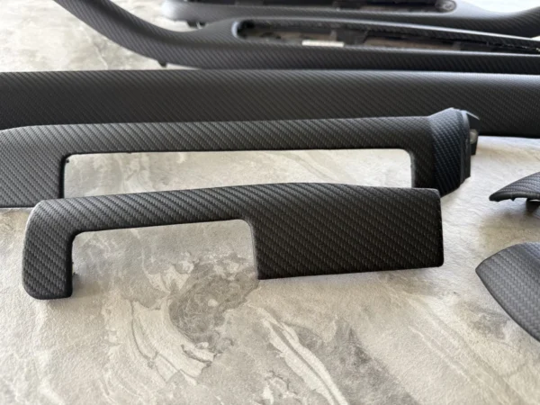 BMW E46 M3 COUPE Interior trim Set CARBON LEATHER LHD
