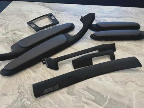 BMW E46 M3 COUPE Interior trim Set ALCANTARA + NAPPPA Door Armrest