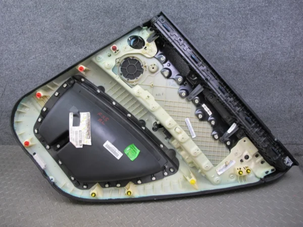 10-14 BMW E71 X6 X6M SET OF 2 REAR DOOR INTERIOR TRIM PANEL W SUN SHADES OEM